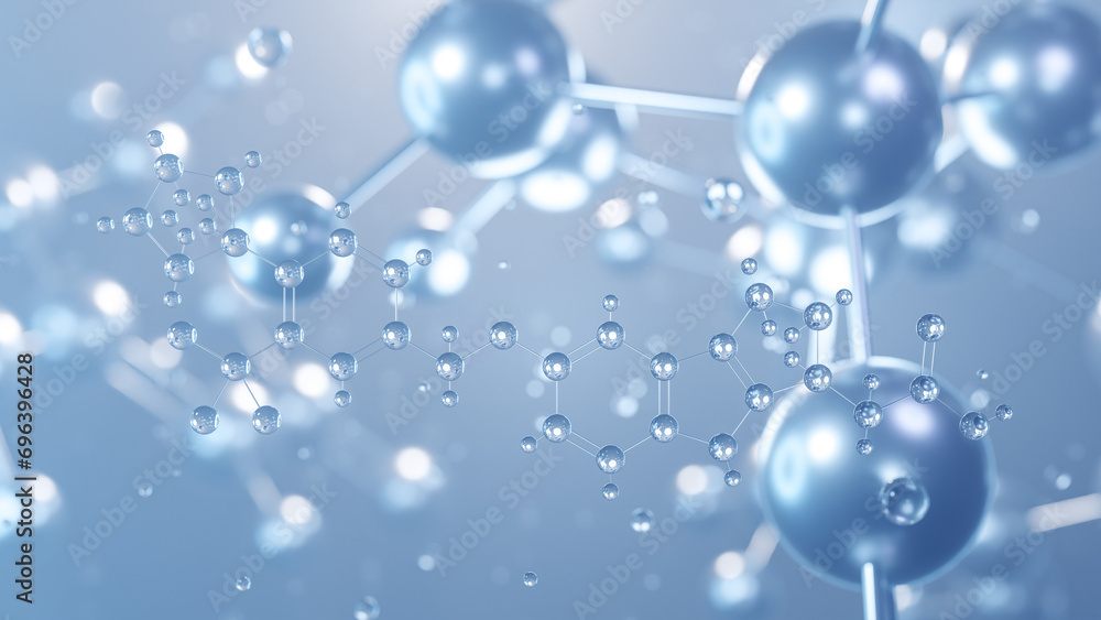 etrasimod molecular structure 3d, flat model, velsipity, structural chemical formula view from a microscope etrasimod molecular structure 3d, flat model, velsipity, structural chemical formula view from a microscope