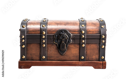 Wood Trinket Box Crafted On Transparent PNG