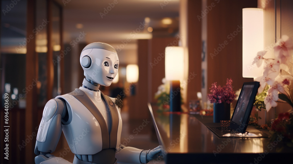 Receptionist assistance robot Receptionist assistance robot