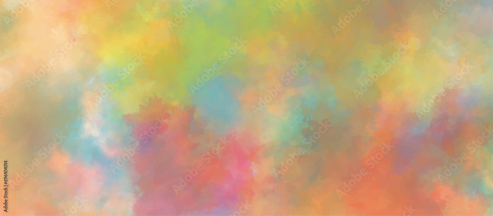 abstract watercolor background .watercolor background with pink and yellow color. Fantasy light red, pink shades watercolor background. subtle watercolor pink yellow gradient illustration.	