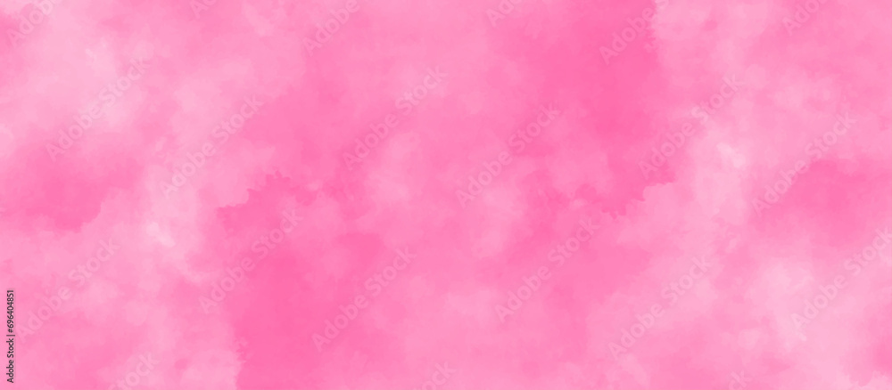 Abstract pink watercolor background .hand painted vector illustration .gradient pink texture background .Soft pink grunge background frame.	