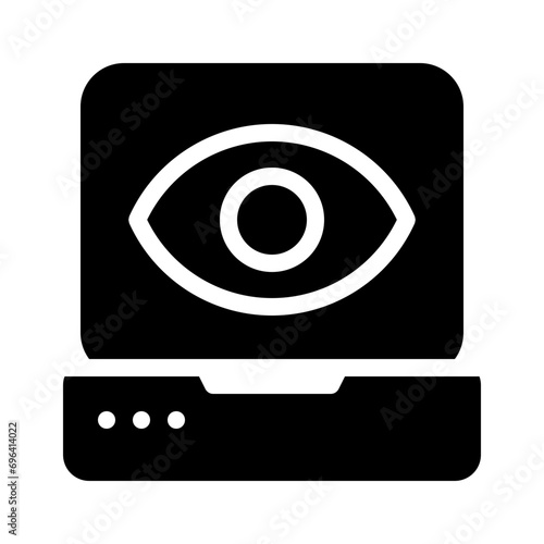 spyware glyph icon