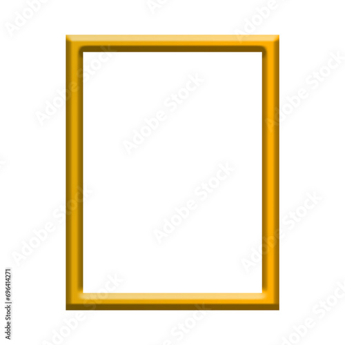 picture frame on transparent background 