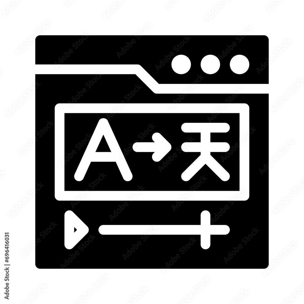 video lesson glyph icon video lesson glyph icon