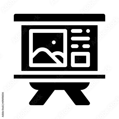 art board glyph icon