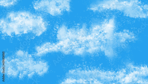 Hintergrund Weiße Wolken in blauem Himmel