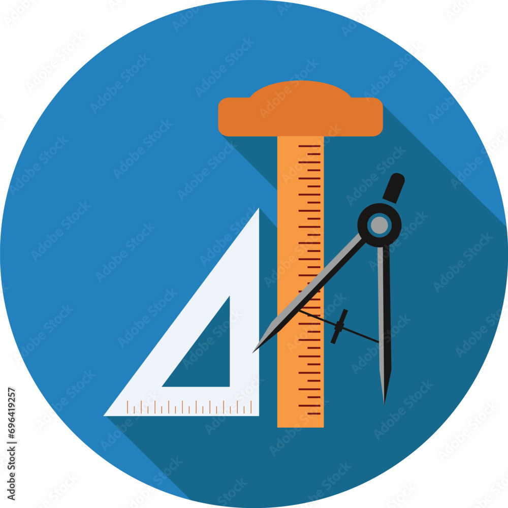 hammer and nail. education icon vector, education icons png, education