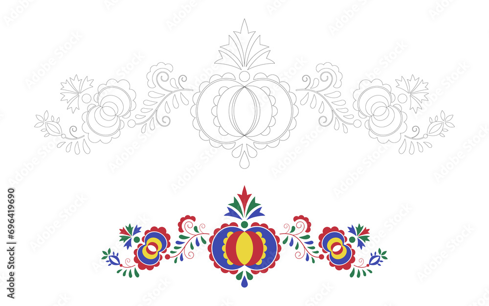 Fotografie Traditional folk ornament