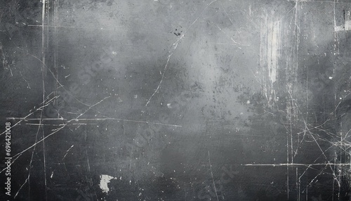 gray grunge background with scratches photo