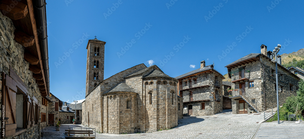 Located in Catalonia's Lleida province, Santa Maria de Taull is a religious sanctuary, depicting medieval Catalan life through its frescoes.