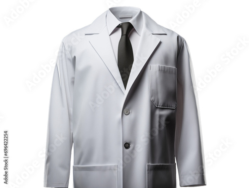 doctor's gown isolated