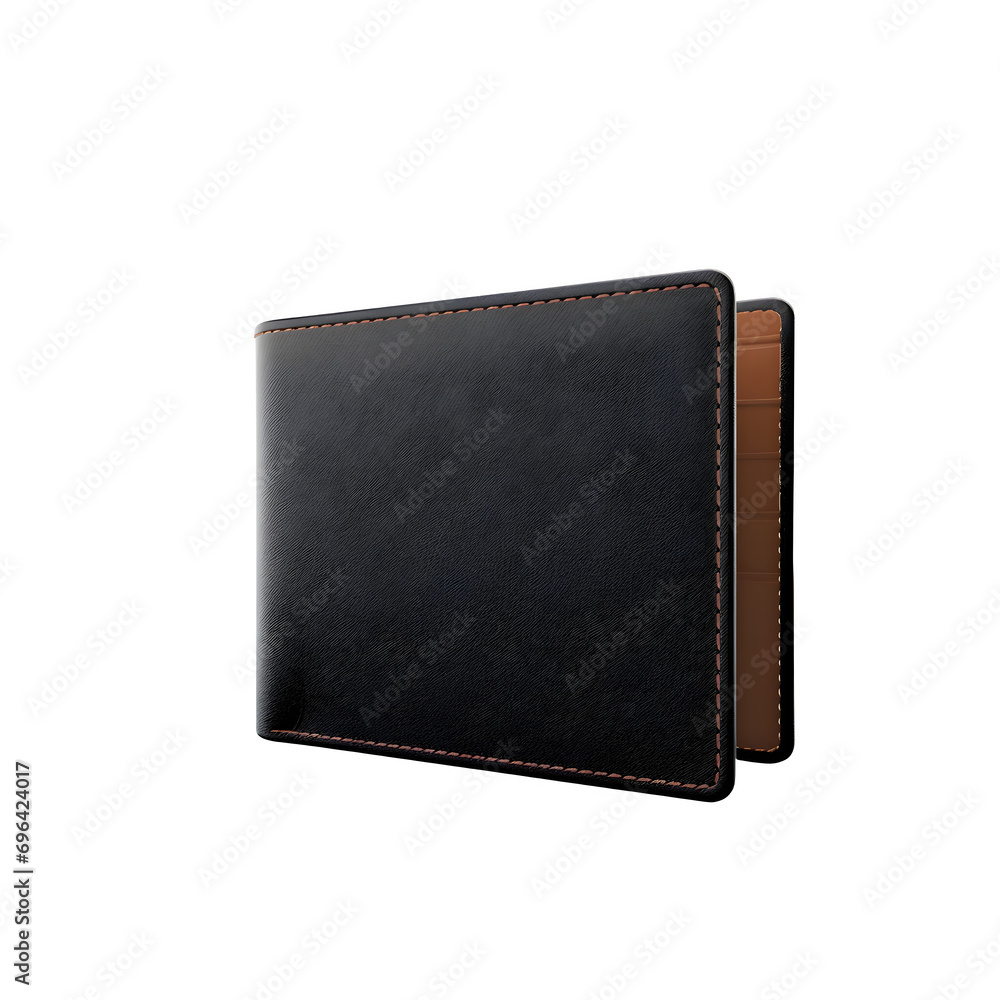 black leather wallet isolated transparent background black leather wallet isolated transparent background