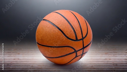 basketball on white background