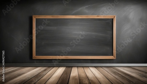 school long black board blackboard wooden plank on a background