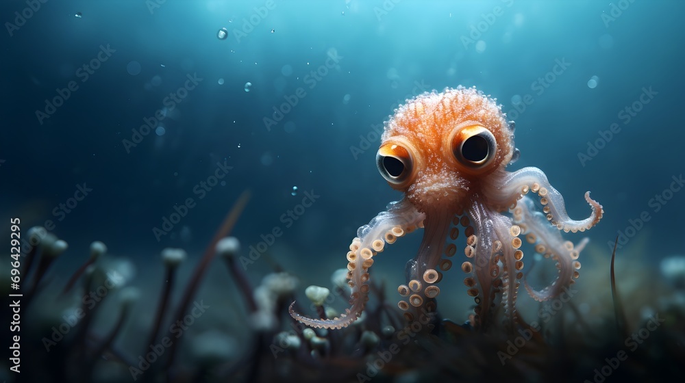 macro photography of octopus at the deep sea macro photography of octopus at the deep sea