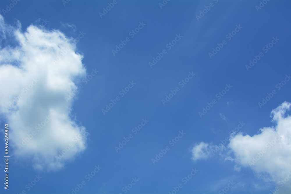 Blue sky background with clouds. Blue sky background with clouds.