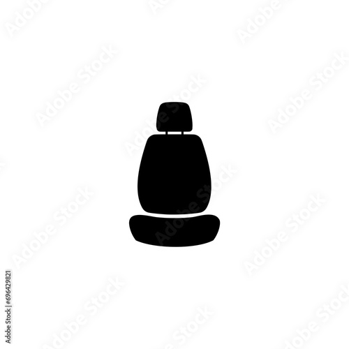 Car seat icon  isolated on white background