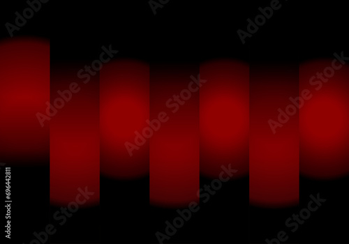 Fondo de anillas intercaladas en degradado rojo negro photo