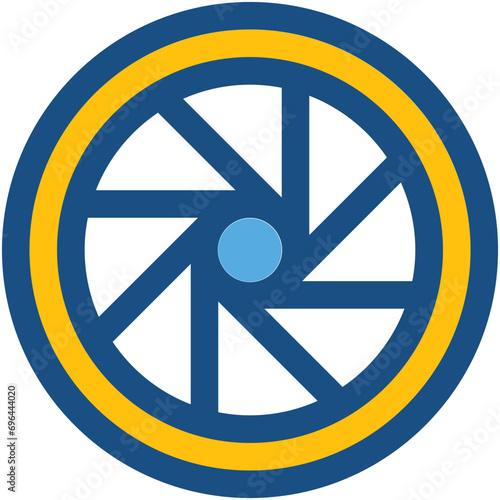 Camera Shutter Vector Icon