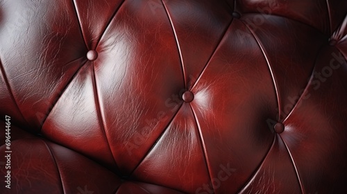 The texture of the leather upholstery of the chair in the office photo