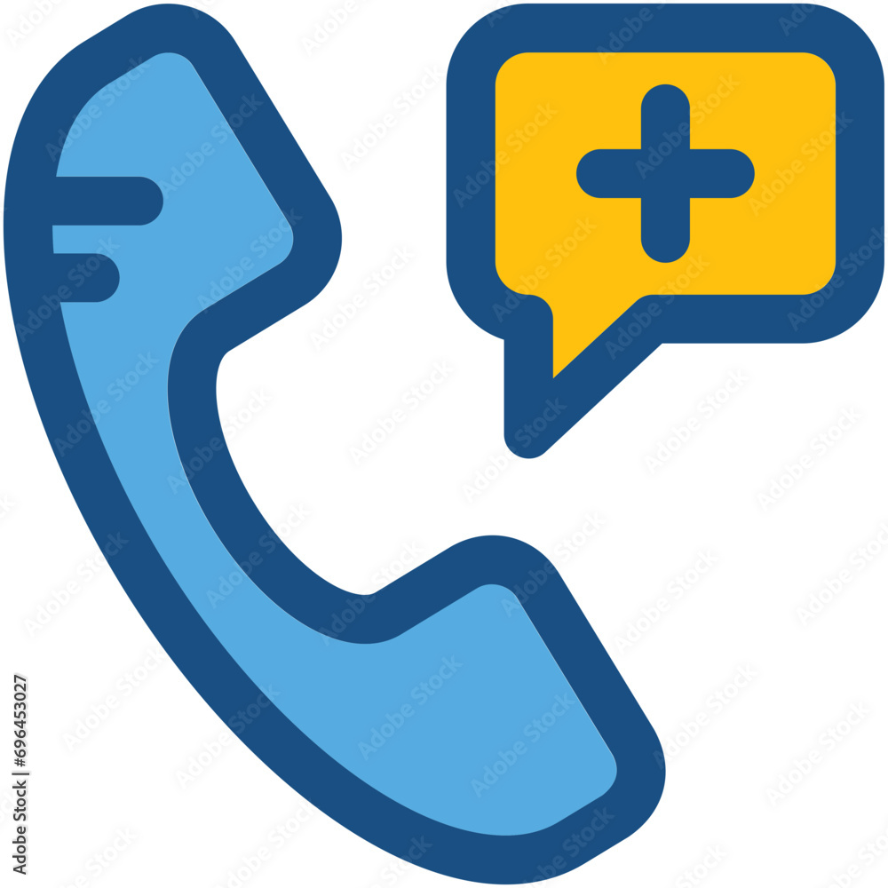 Emergency Call Vector Icon Emergency Call Vector Icon