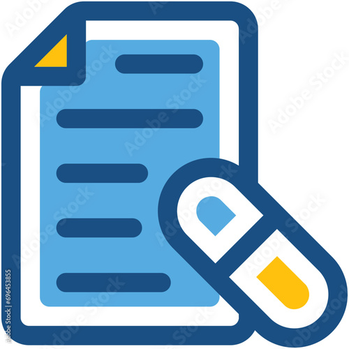 Prescription Vector Icon