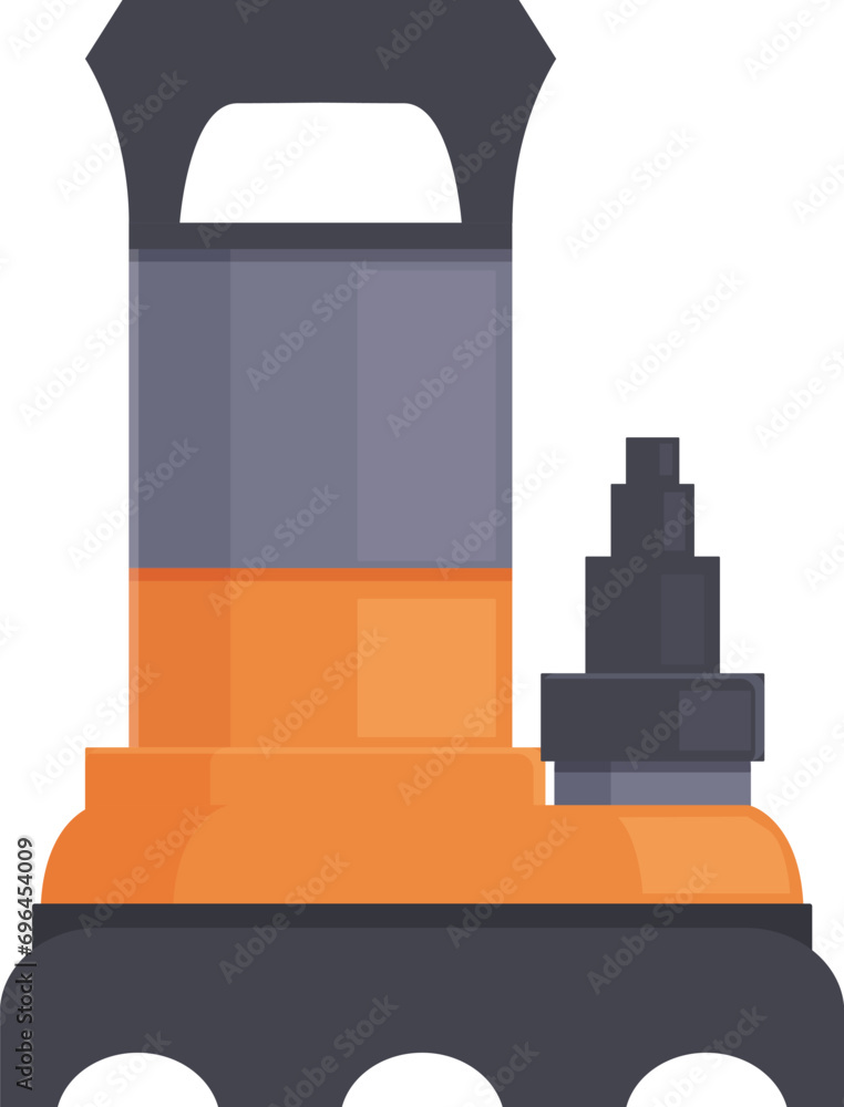 Liquid garden pump icon cartoon vector. Motor machine. Pipe gear Liquid garden pump icon cartoon vector. Motor machine. Pipe gear
