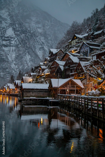 Hallstatt. Austria. Alps. Winter. ​