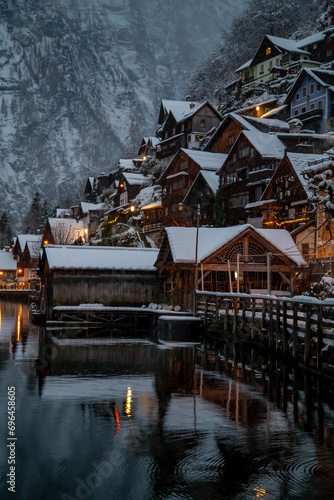 Hallstatt. Austria. Alps. Winter. ​