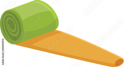 Kids party blower icon cartoon vector. Event holiday. Celebrate colorful