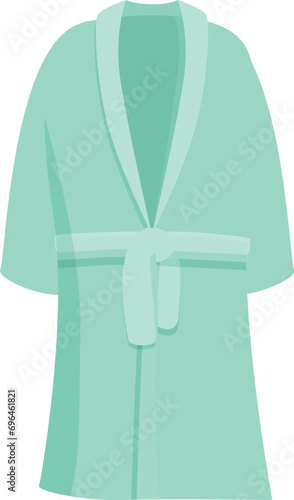 Bathing dressing gown icon cartoon vector. Espresso style. Fashion home cloth