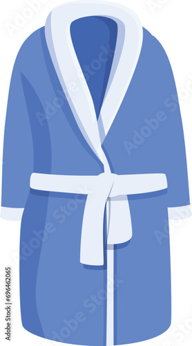 Fashion dressing gown icon cartoon vector. Lounge blank. Lady female