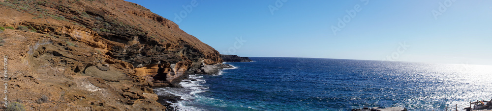 panorama the coast of the island of tenerife