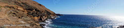panorama the coast of the island of tenerife