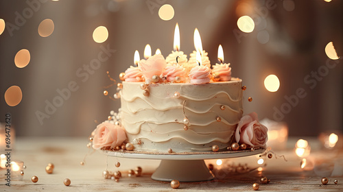 cake with candles