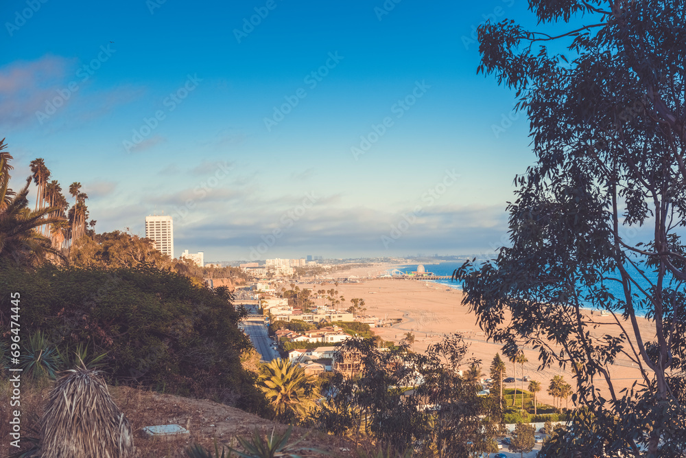 Amazing City Street View, Los Angeles, Santa Monica, California, USA
