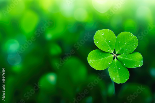 Macro Serenity: Four-Leaved Clover Extravaganza