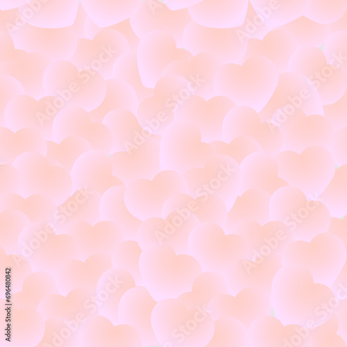 Heart Mother's Day, Valentine's Day, delicate pink background