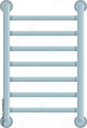 Heat plumber dryer icon cartoon vector. Water metal. Holder rope steel
