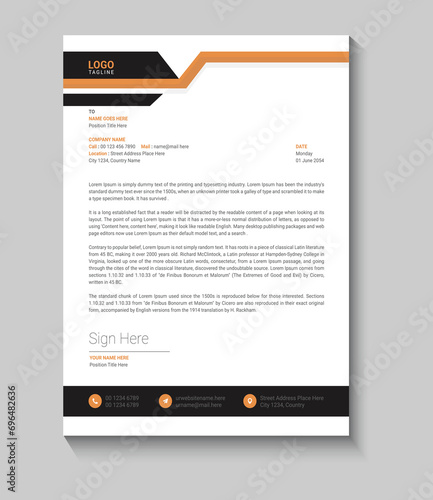 Company letterhead  design template