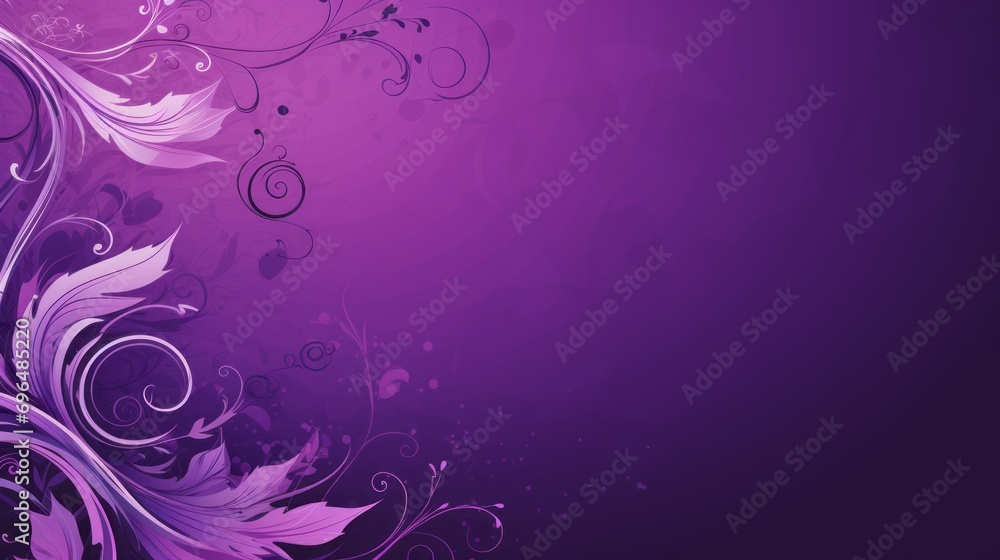 purple floral background in swirls and flourishesstyle art with space for you text and graphics purple floral background in swirls and flourishesstyle art with space for you text and graphics