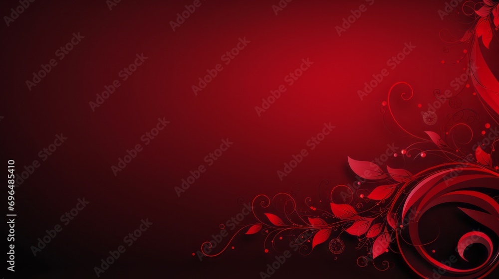 ruby floral abstract background in swirls and flourishesstyle art with space for you text and graphics ruby floral abstract background in swirls and flourishesstyle art with space for you text and graphics