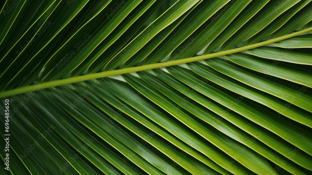 a close up image of coconut tree leaf a close up image of coconut tree leaf