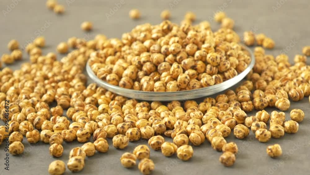 A plateful of freshly roasted famous Çorum roasted chickpea, A plateful of freshly roasted famous Çorum roasted chickpea,