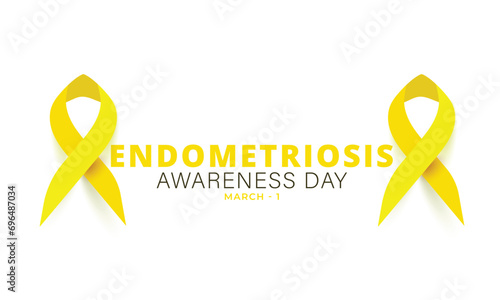 Endometriosis Awareness Day. background, banner, card, poster, template. Vector illustration.