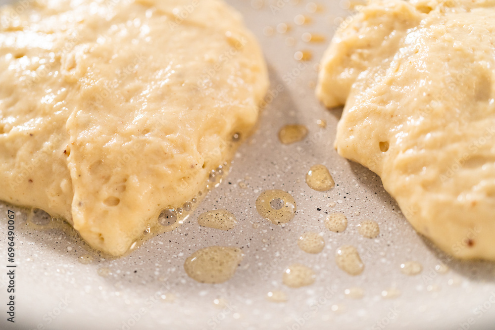 Eggnog pancakes Eggnog pancakes