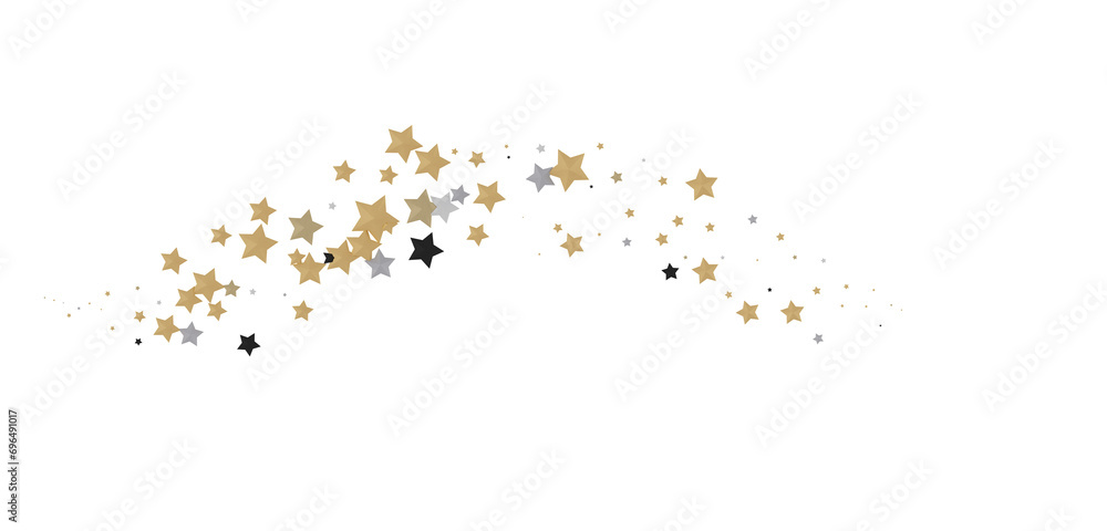Celestial Christmas Symphony: Enthralling 3D Illustration of Falling Holiday Starbursts Celestial Christmas Symphony: Enthralling 3D Illustration of Falling Holiday Starbursts