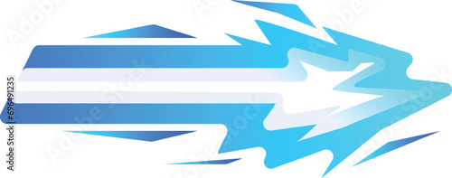 Guide spark beam icon cartoon vector. Flash effect. Shot ray energy