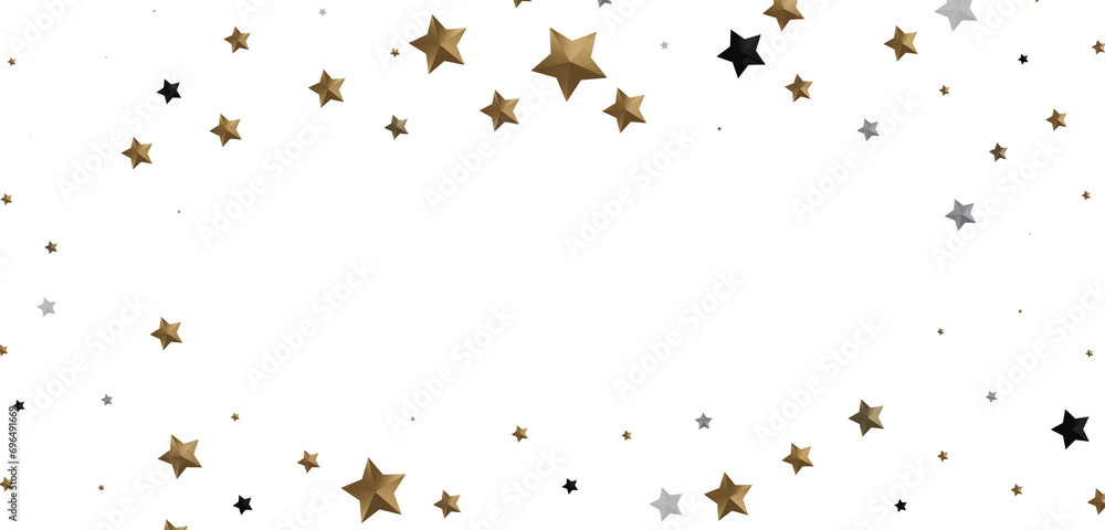 Enchanted Galaxy: Experience the Splendor of a 3D Gold Stars Shower Enchanted Galaxy: Experience the Splendor of a 3D Gold Stars Shower