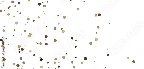 gold Confetti Glitter Overlay